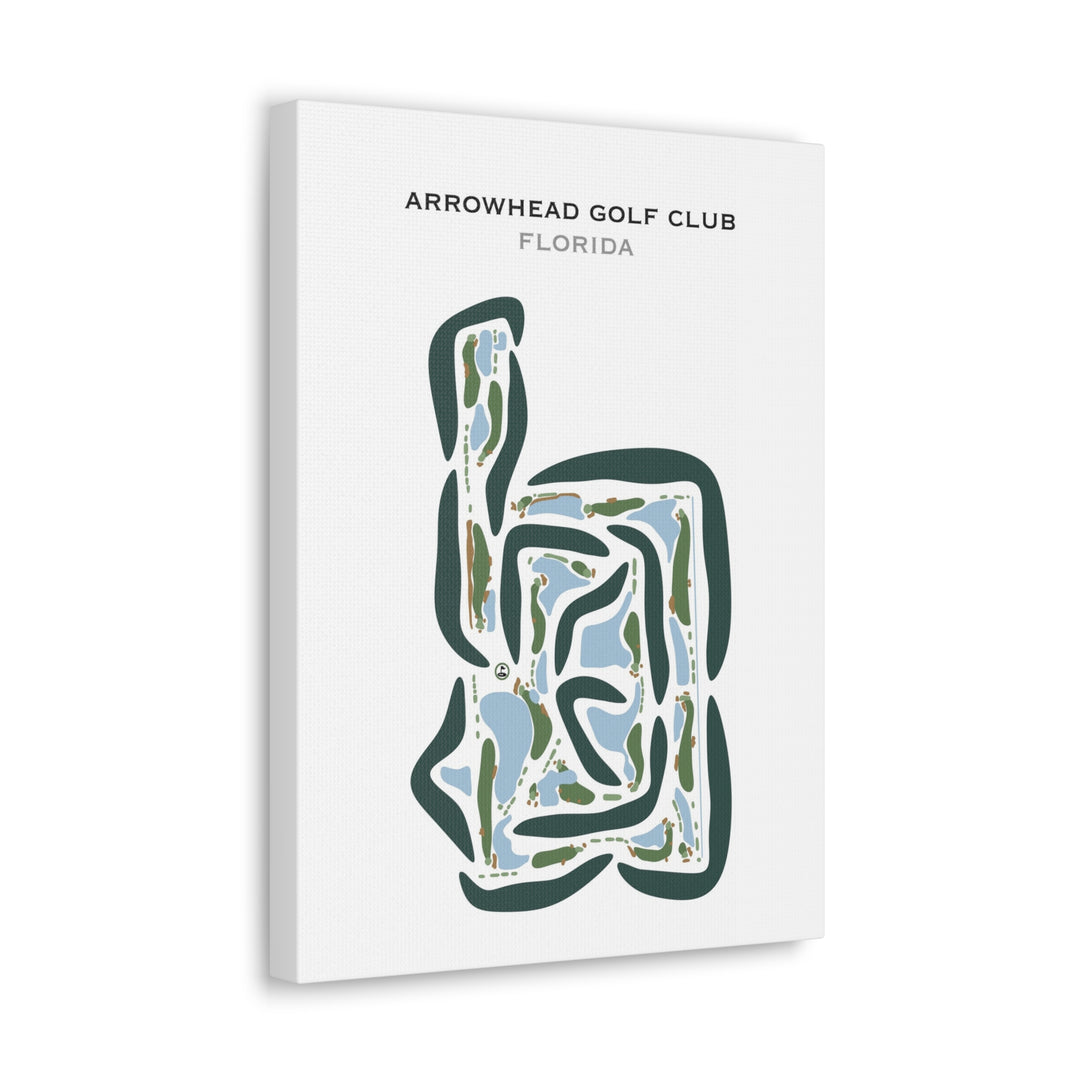 ArrowHead Golf Club, Naples, Florida - Printed Golf Courses
