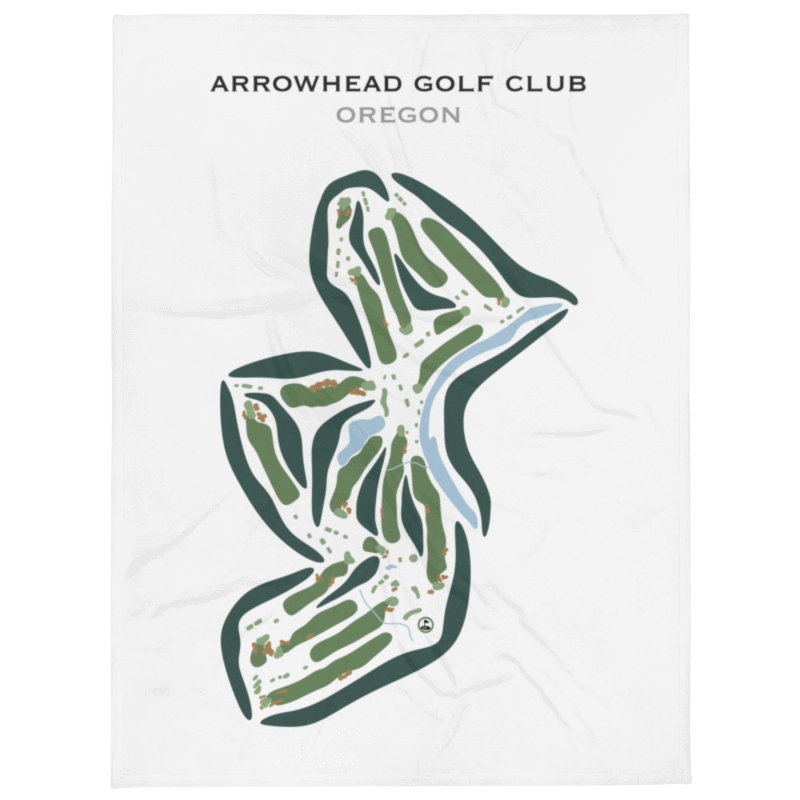 Arrowhead Golf Club, Oregon - Printed Golf Courses