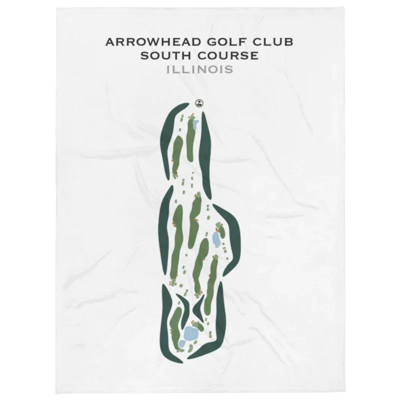 Arrowhead Golf Club - South Course, Illinois - Printed Golf Courses