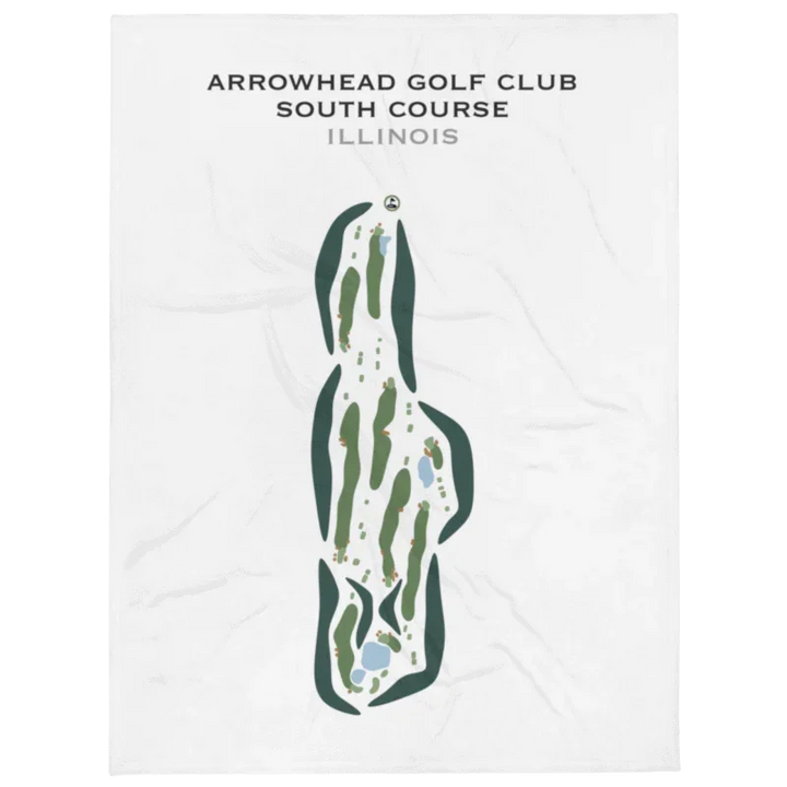 Arrowhead Golf Club - South Course, Illinois - Printed Golf Courses