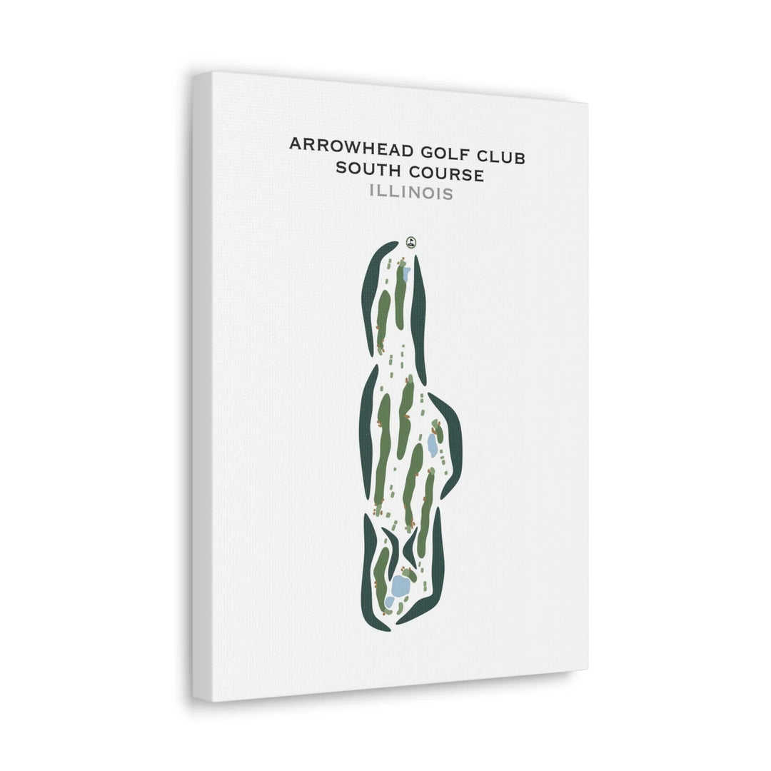 Arrowhead Golf Club - South Course, Illinois - Printed Golf Courses