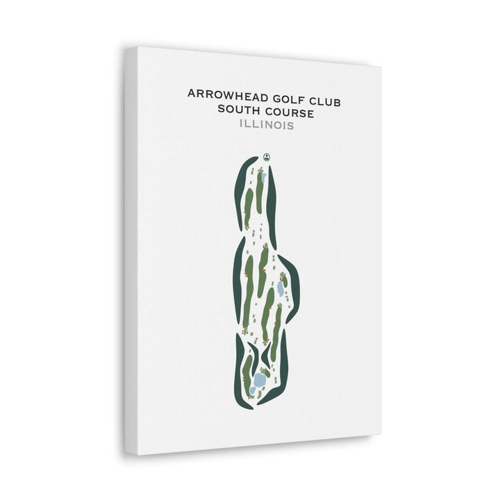 Arrowhead Golf Club - South Course, Illinois - Printed Golf Courses