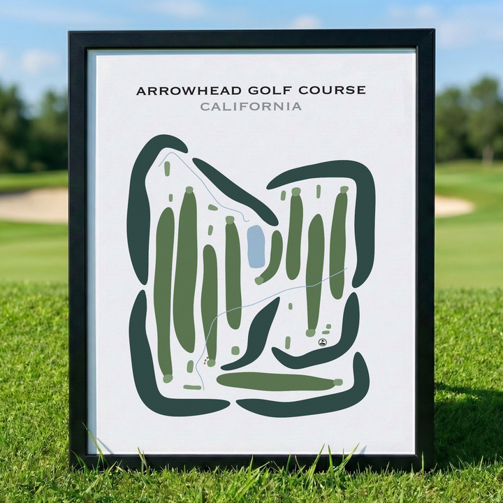 Arrowhead Golf Course, California - Printed Golf Courses
