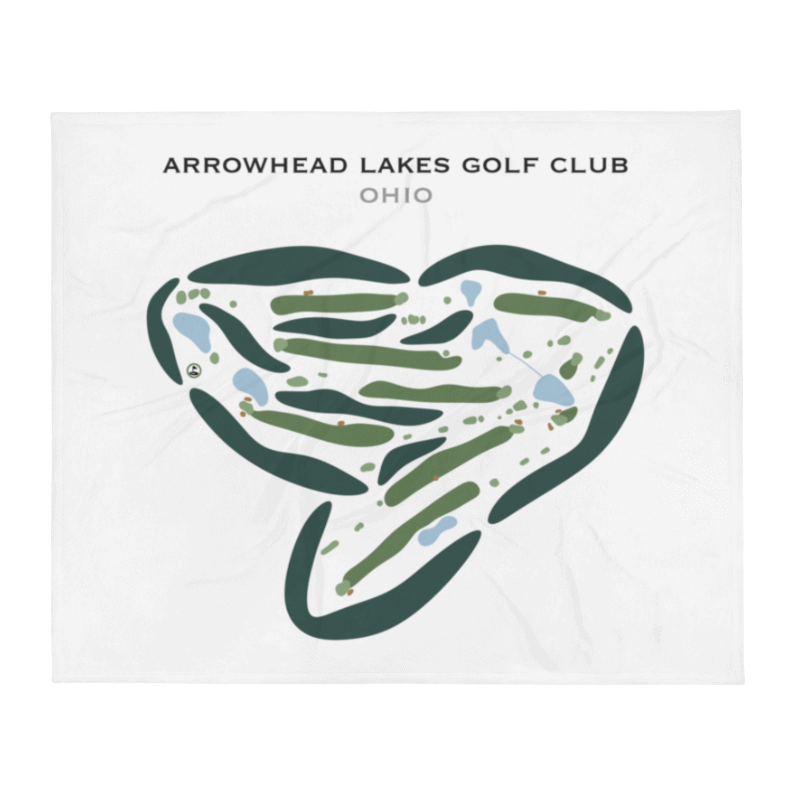 Arrowhead Lakes Golf Club, Ohio - Printed Golf Courses