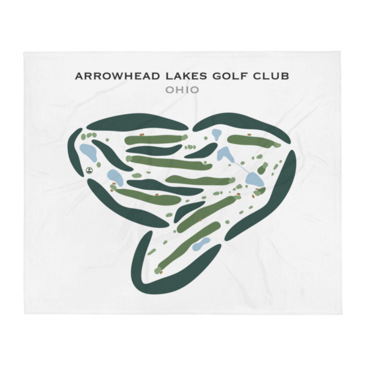 Arrowhead Lakes Golf Club, Ohio - Printed Golf Courses