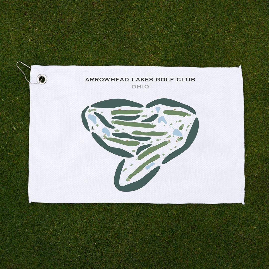 Arrowhead Lakes Golf Club, Ohio - Printed Golf Courses