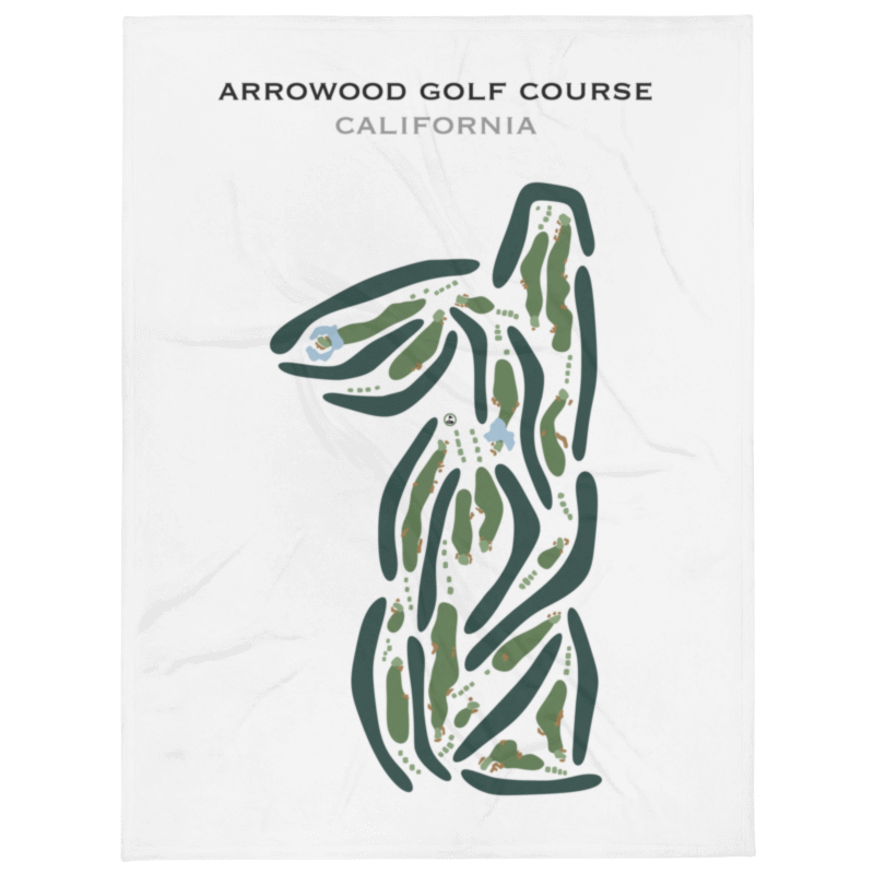 Arrowood Golf Course, California - Printed Golf Courses