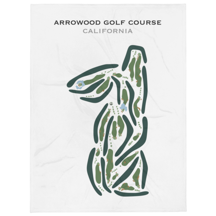 Arrowood Golf Course, California - Printed Golf Courses