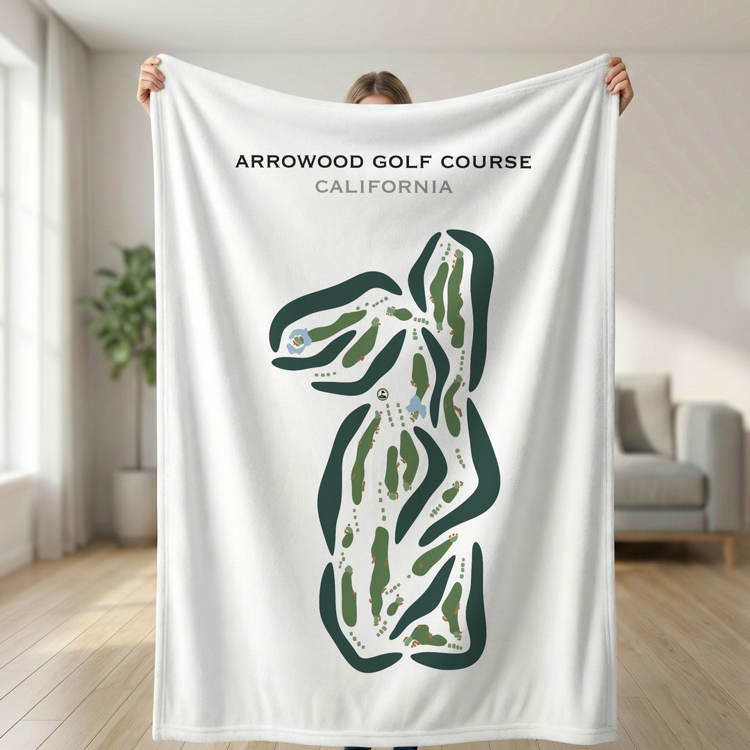 Arrowood Golf Course, California - Printed Golf Courses