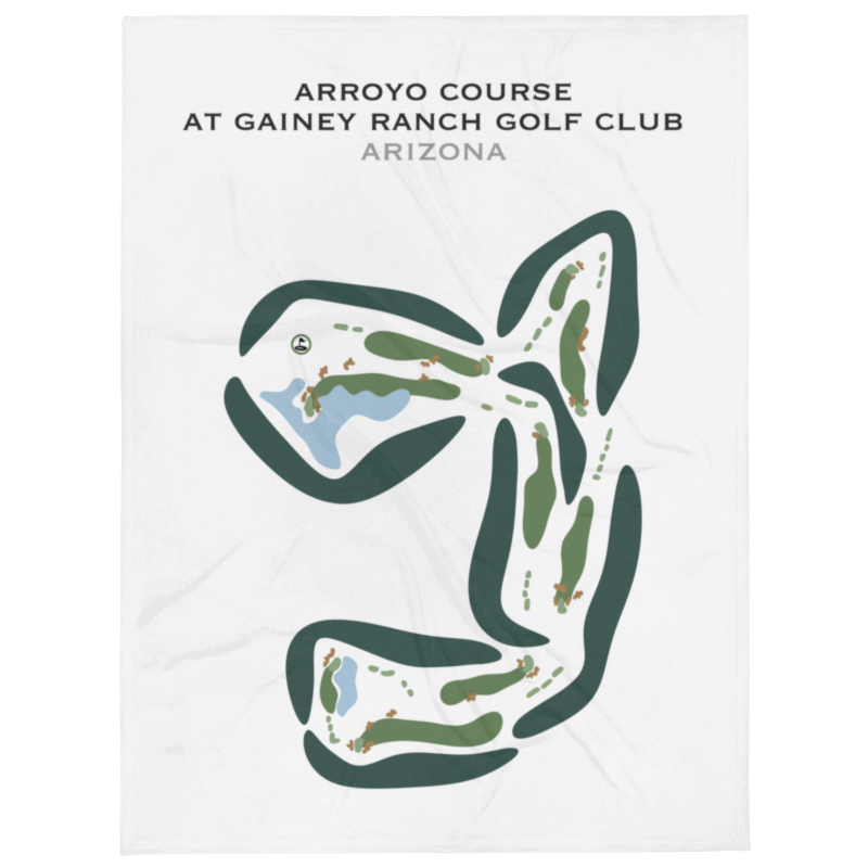 The Arroyo Course at Gainey Ranch Golf Club, Arizona - Printed Golf Courses