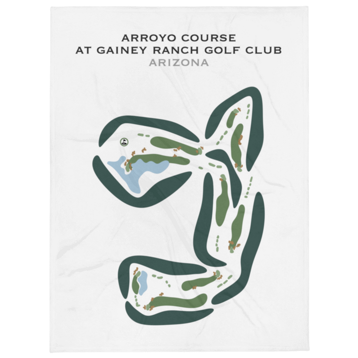 The Arroyo Course at Gainey Ranch Golf Club, Arizona - Printed Golf Courses