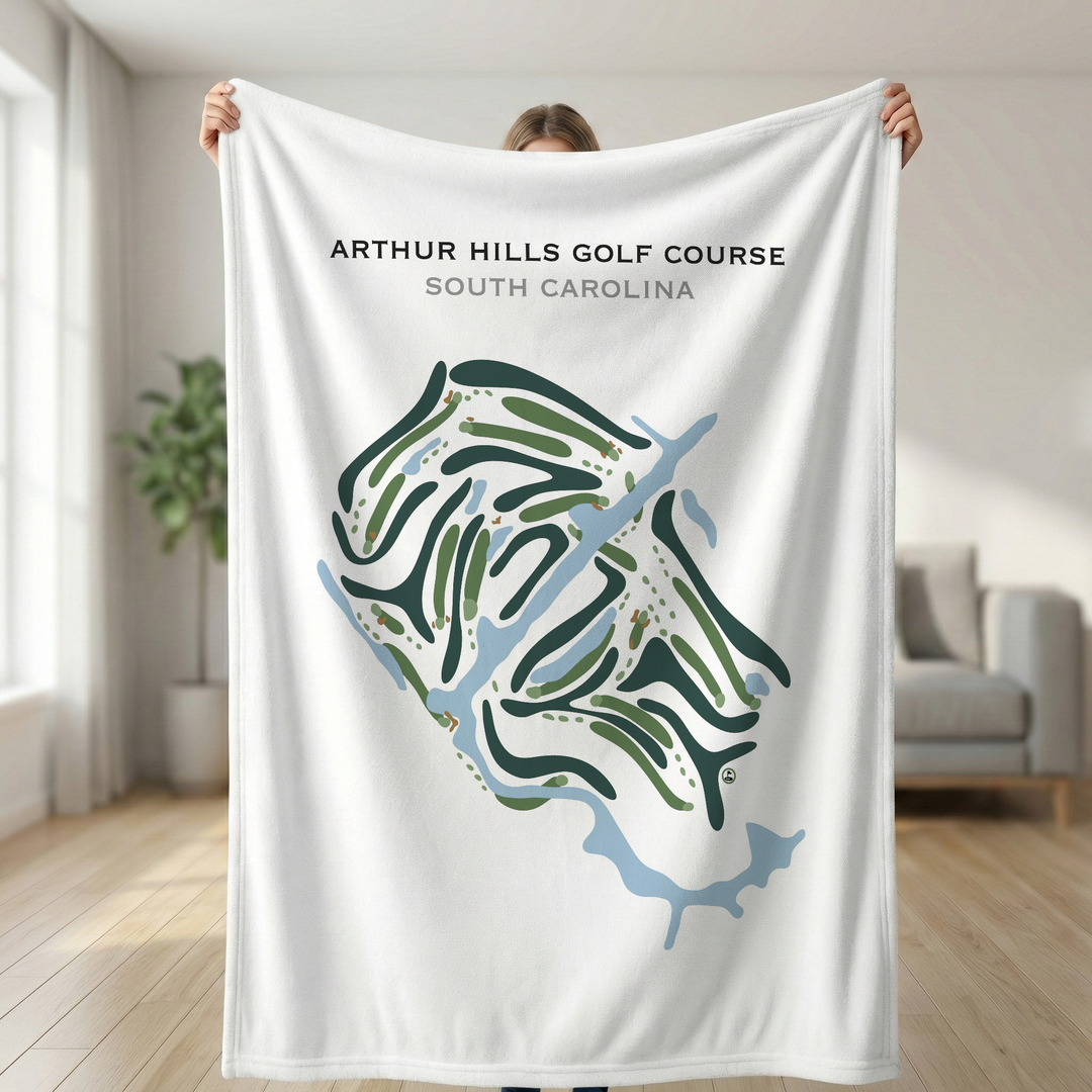 Arthur Hills Golf Course, South Carolina - Printed Golf Courses