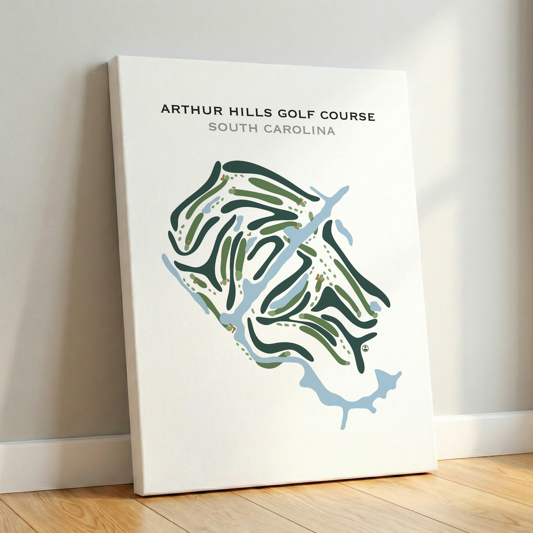 Arthur Hills Golf Course, South Carolina - Printed Golf Courses