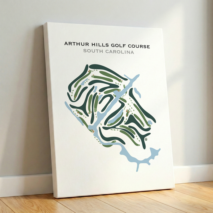 Arthur Hills Golf Course, South Carolina - Printed Golf Courses