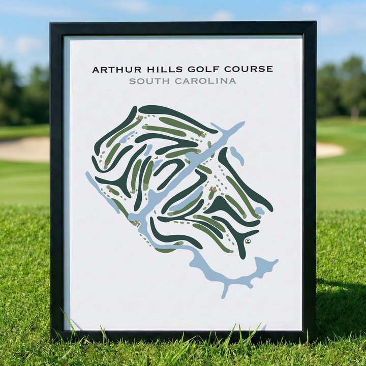 Arthur Hills Golf Course, South Carolina - Printed Golf Courses