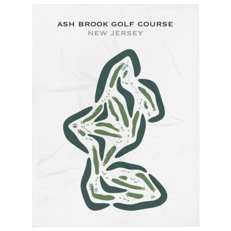 Ash Brook Golf Course, New Jersey - Printed Golf Courses