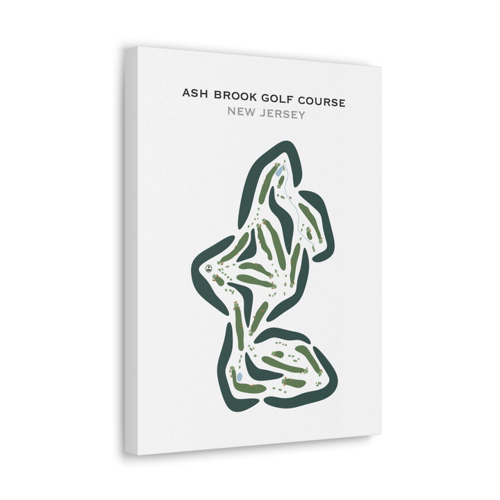 Ash Brook Golf Course, New Jersey - Printed Golf Courses
