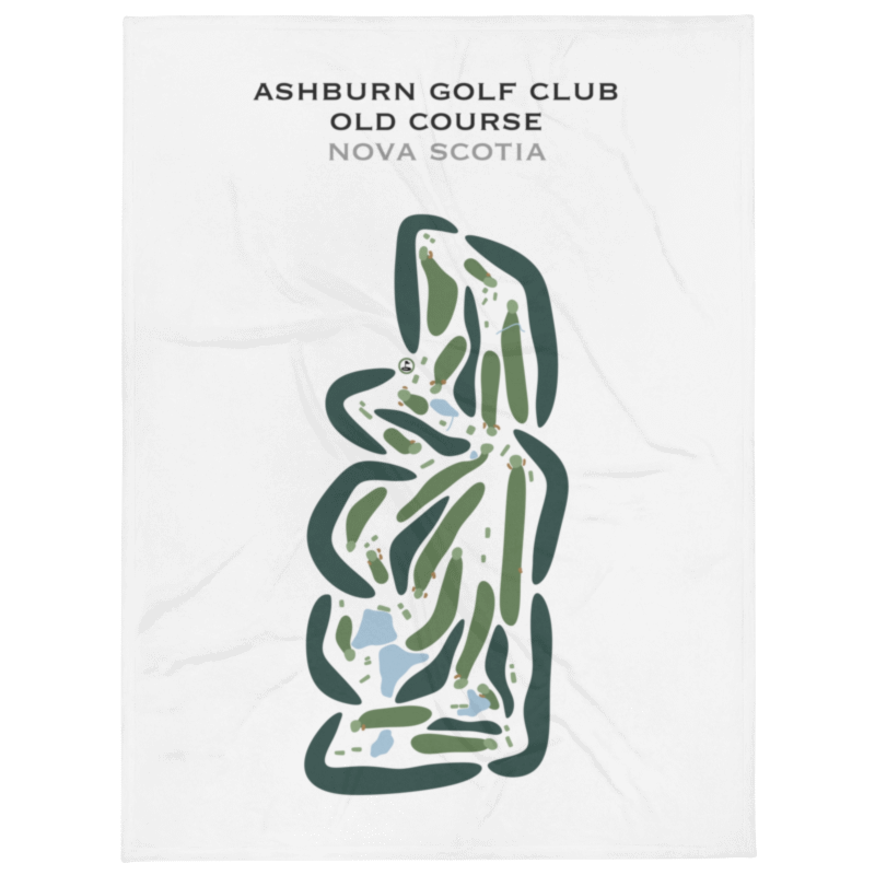 Ashburn Golf Club - Old Course, Nova Scotia - Printed Golf Courses