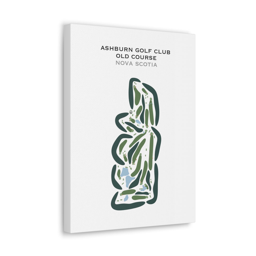 Ashburn Golf Club - Old Course, Nova Scotia - Printed Golf Courses