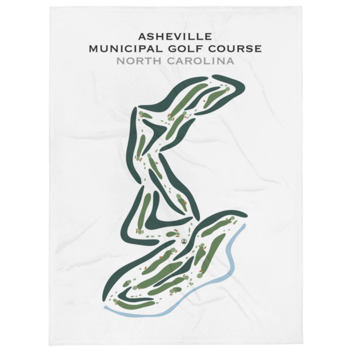 Asheville Municipal Golf Course, North Carolina - Printed Golf Courses