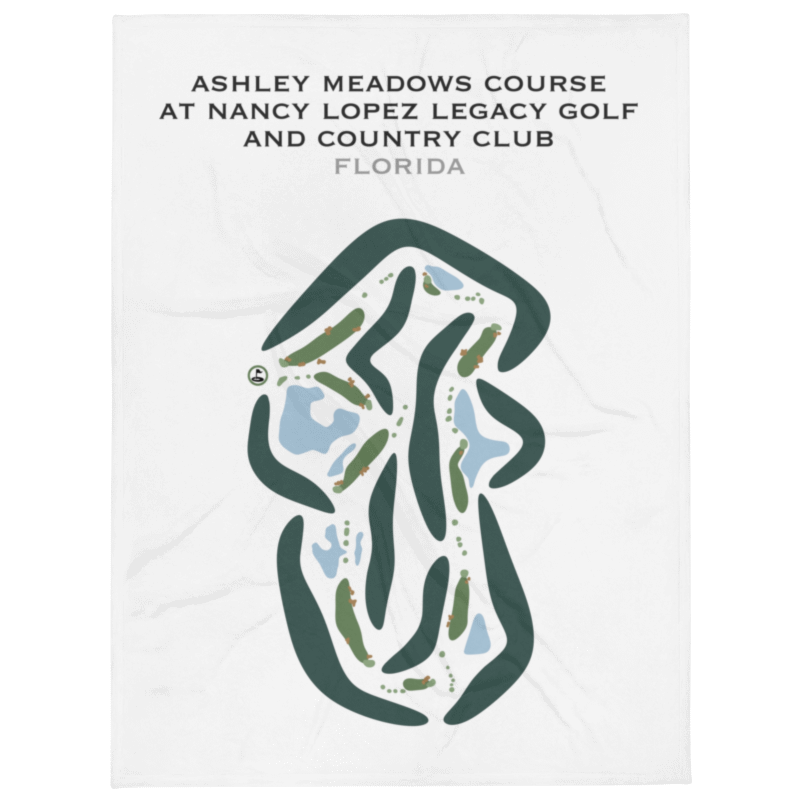 Ashley Meadows Course at Nancy Lopez Legacy Golf & Country Club, Florida - Printed Golf Courses
