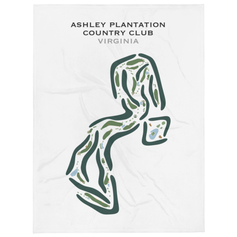 Ashley Plantation Country Club, Virginia - Printed Golf Courses