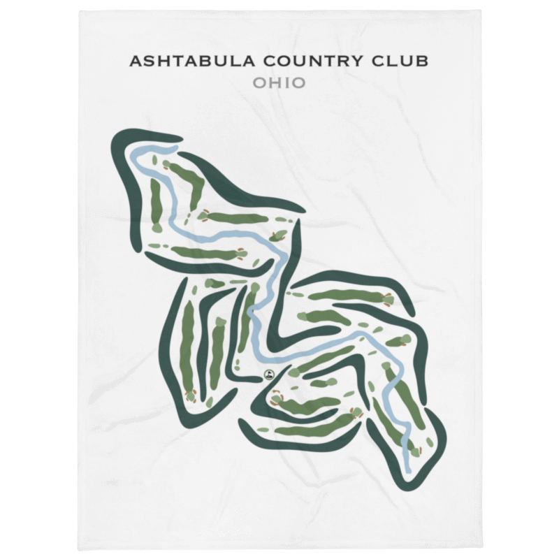 Ashtabula Country Club, Ohio - Printed Golf Courses