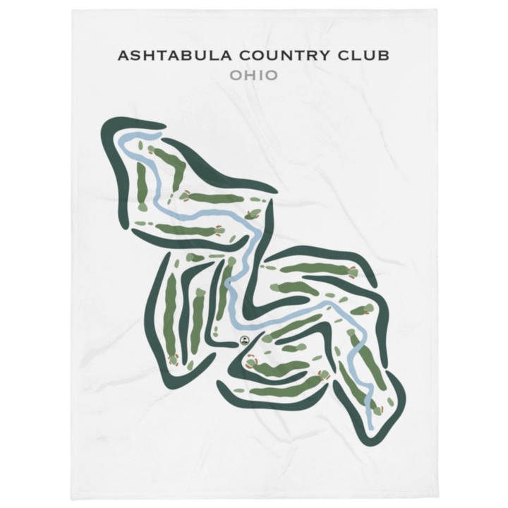 Ashtabula Country Club, Ohio - Printed Golf Courses