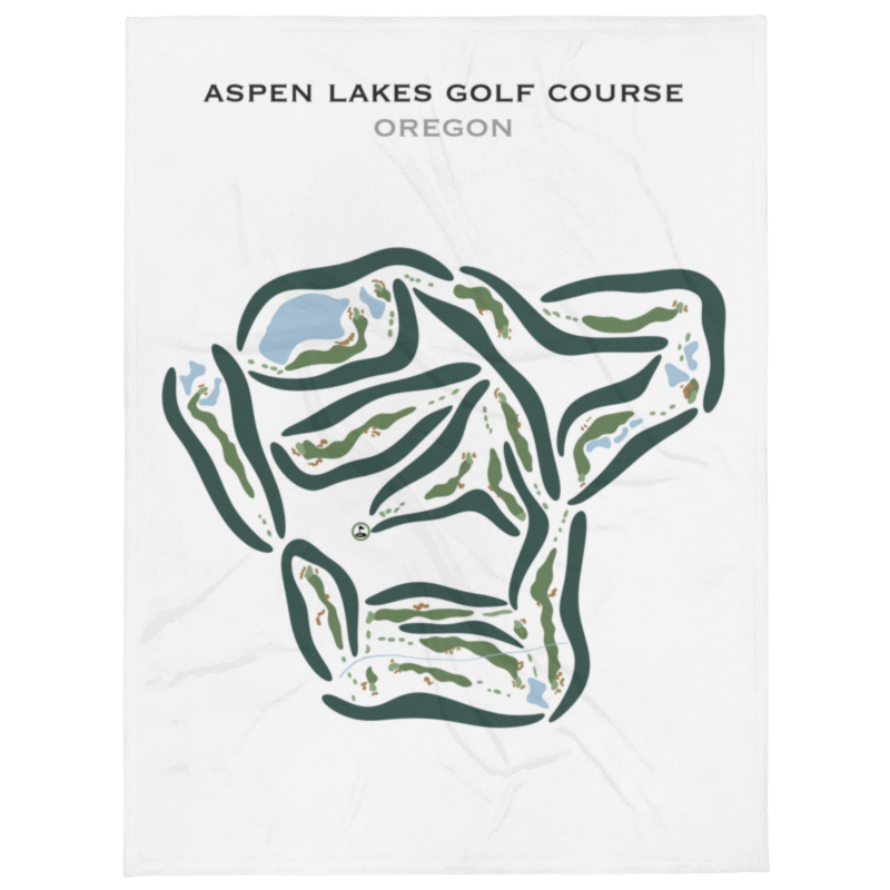 Aspen Lakes Golf Course, Oregon - Printed Golf Courses