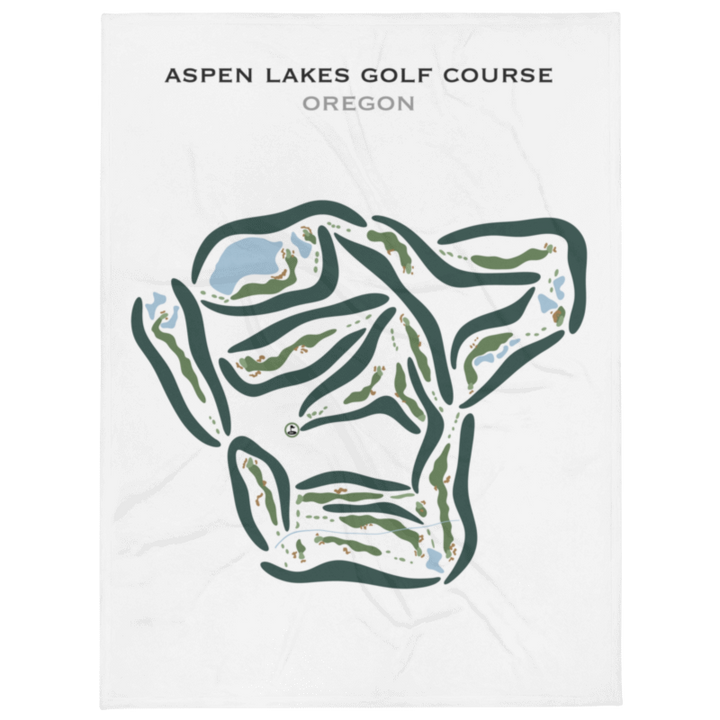 Aspen Lakes Golf Course, Oregon - Printed Golf Courses