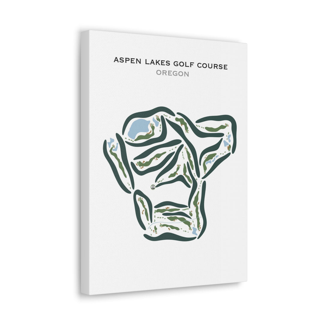 Aspen Lakes Golf Course, Oregon - Printed Golf Courses