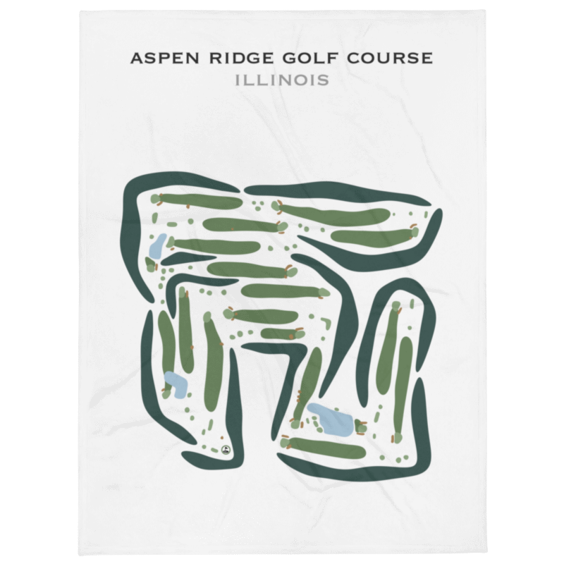 Aspen Ridge Golf Course, Illinois - Printed Golf Courses