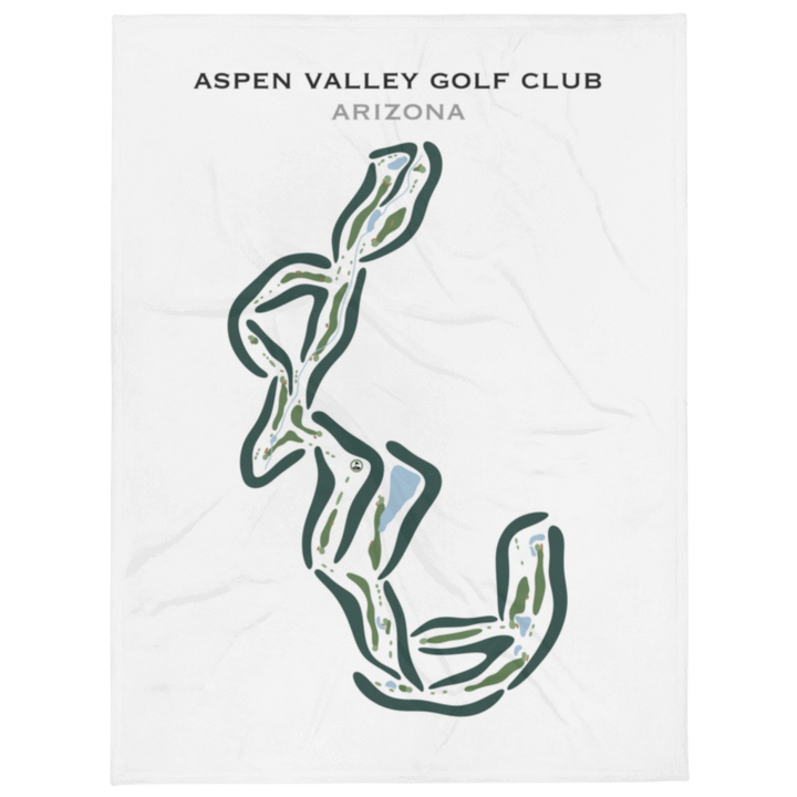 Aspen Valley Golf Club, Arizona - Printed Golf Courses