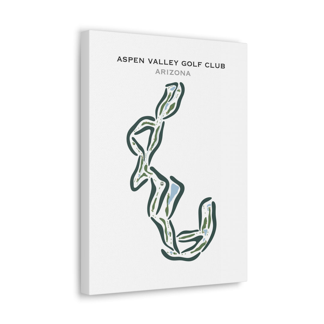 Aspen Valley Golf Club, Arizona - Printed Golf Courses