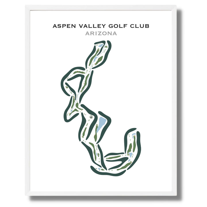 Aspen Valley Golf Club, Arizona - Printed Golf Courses