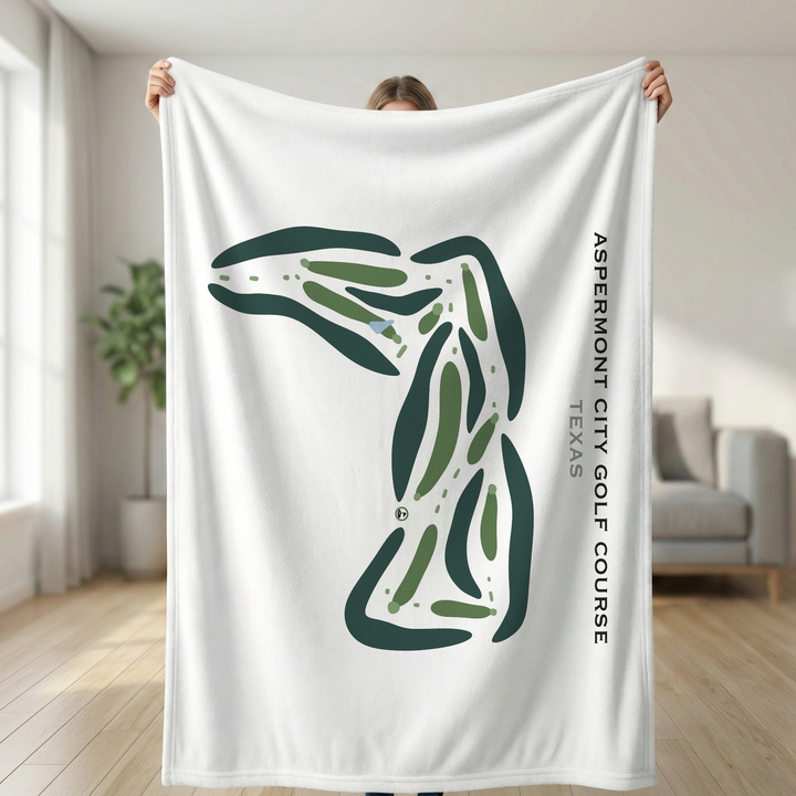 Aspermont City Golf Course, Texas - Printed Golf Courses