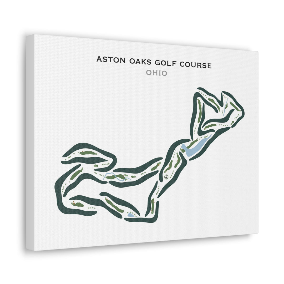 Aston Oaks Golf Course, Ohio - Printed Golf Courses