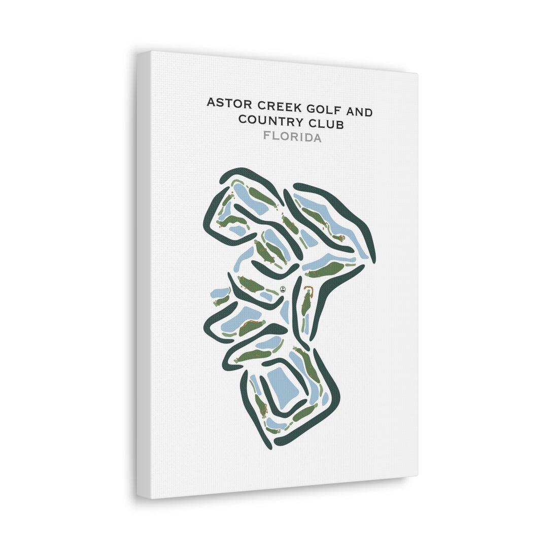 Astor Creek Golf & Country Club, Florida - Printed Golf Courses