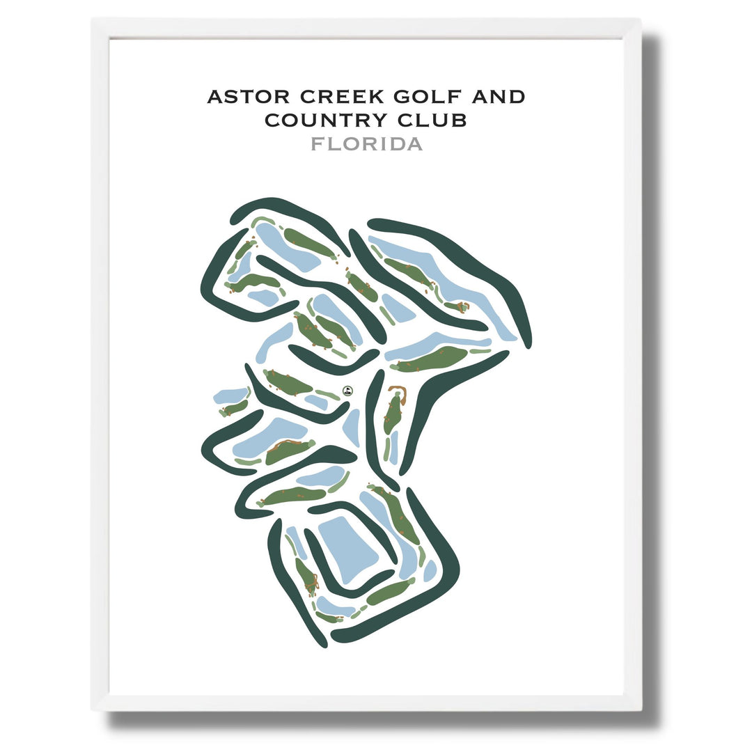 Astor Creek Golf & Country Club, Florida - Printed Golf Courses