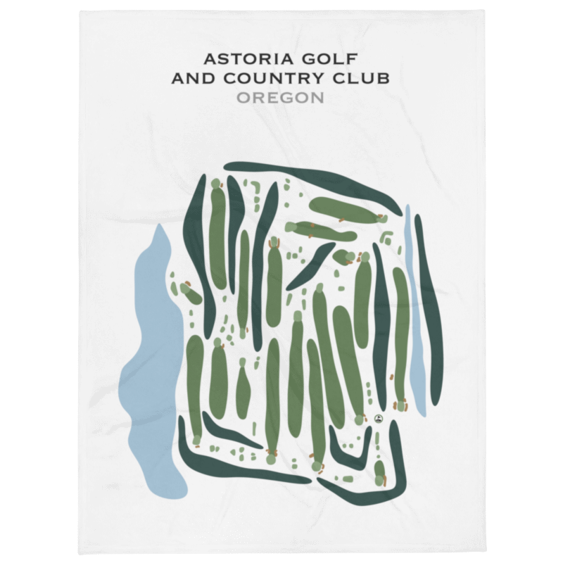 Astoria Golf & Country Club, Oregon - Printed Golf Courses