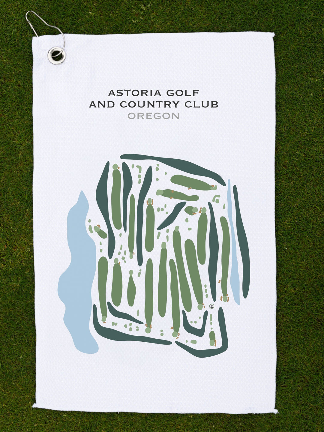 Astoria Golf & Country Club, Oregon - Printed Golf Courses