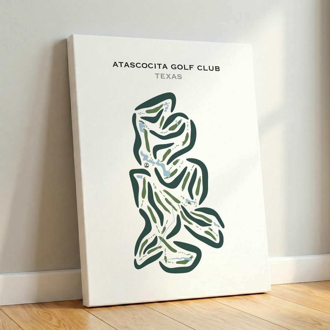 Atascocita Golf Club, Texas - Printed Golf Courses