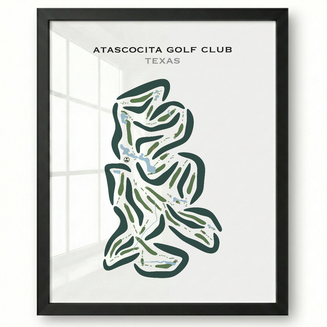 Atascocita Golf Club, Texas - Printed Golf Courses