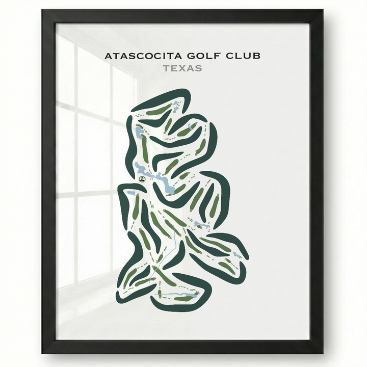 Atascocita Golf Club, Texas - Printed Golf Courses