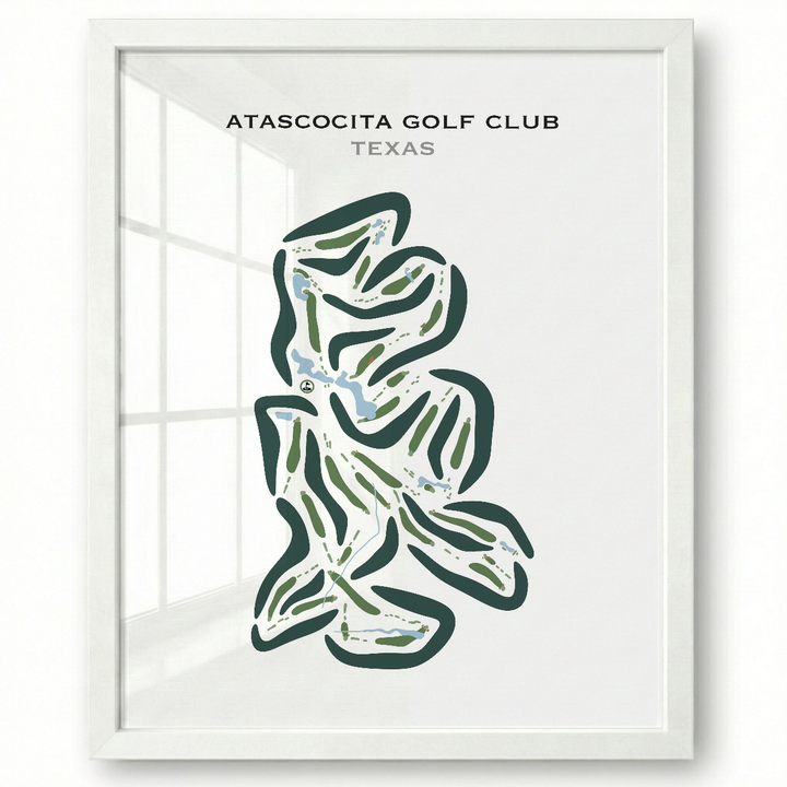 Atascocita Golf Club, Texas - Printed Golf Courses