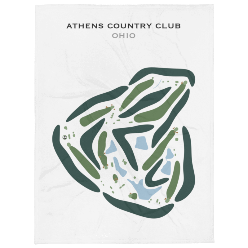Athens Country Club, Ohio - Printed Golf Courses