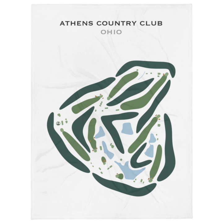 Athens Country Club, Ohio - Printed Golf Courses
