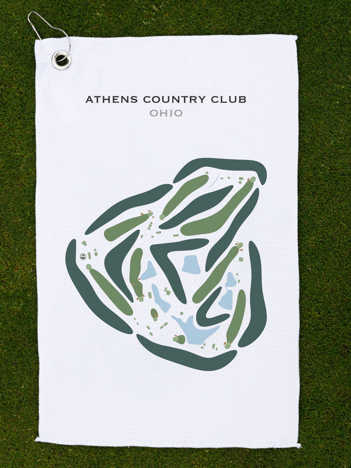 Athens Country Club, Ohio - Printed Golf Courses