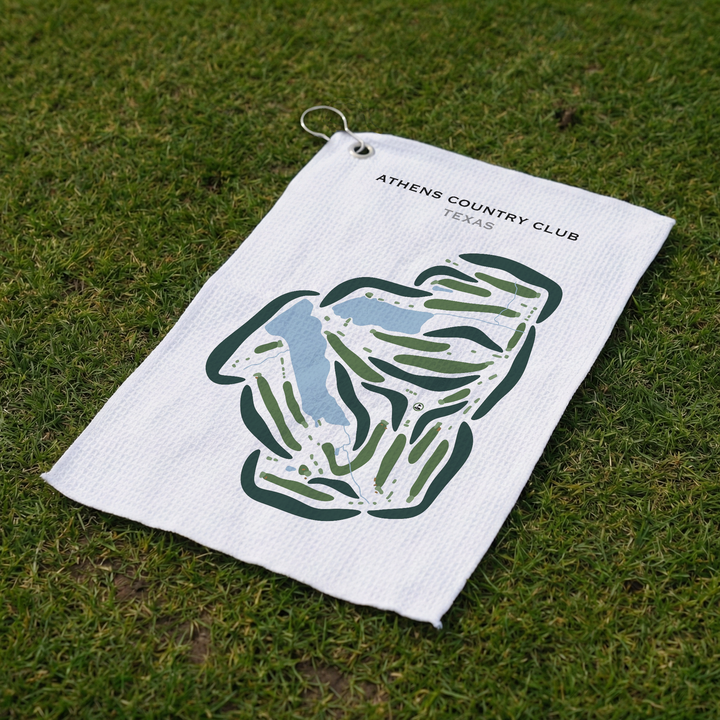 Athens Country Club, Texas - Printed Golf Courses