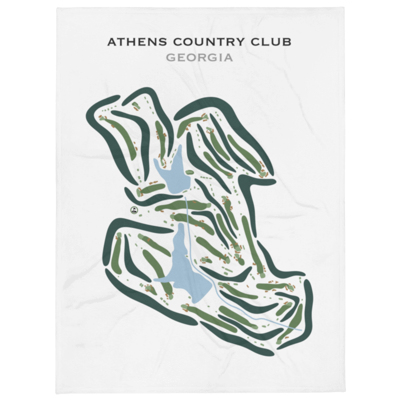 Athens Country Club, Georgia - Printed Golf Courses